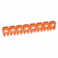 Маркер CAB 3 - для кабеля 4-6мм² - цифра 3 - оранжевый |  код. 038233 |   Legrand